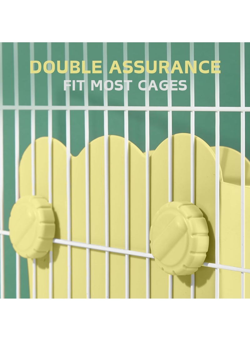 Rabbit Hay Feeder Hanging Feeding Hay Rack for Small Animals Rabbit/ Dwarf Rabbit/ Hamster (Green) - Image 3