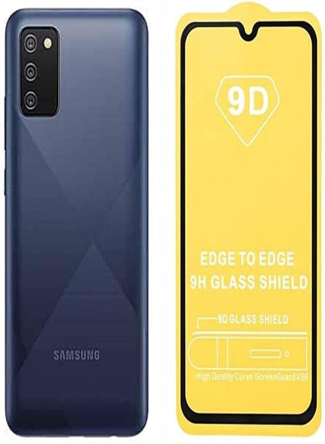 OR Full screen protector for samsung galaxy a02s - black frame