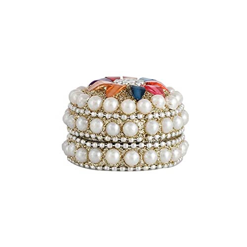 Craftam Aluminum Sindoor Daani, Kumkum Box Bharani Wedding Return Gifts - Set of 12 - Image 4