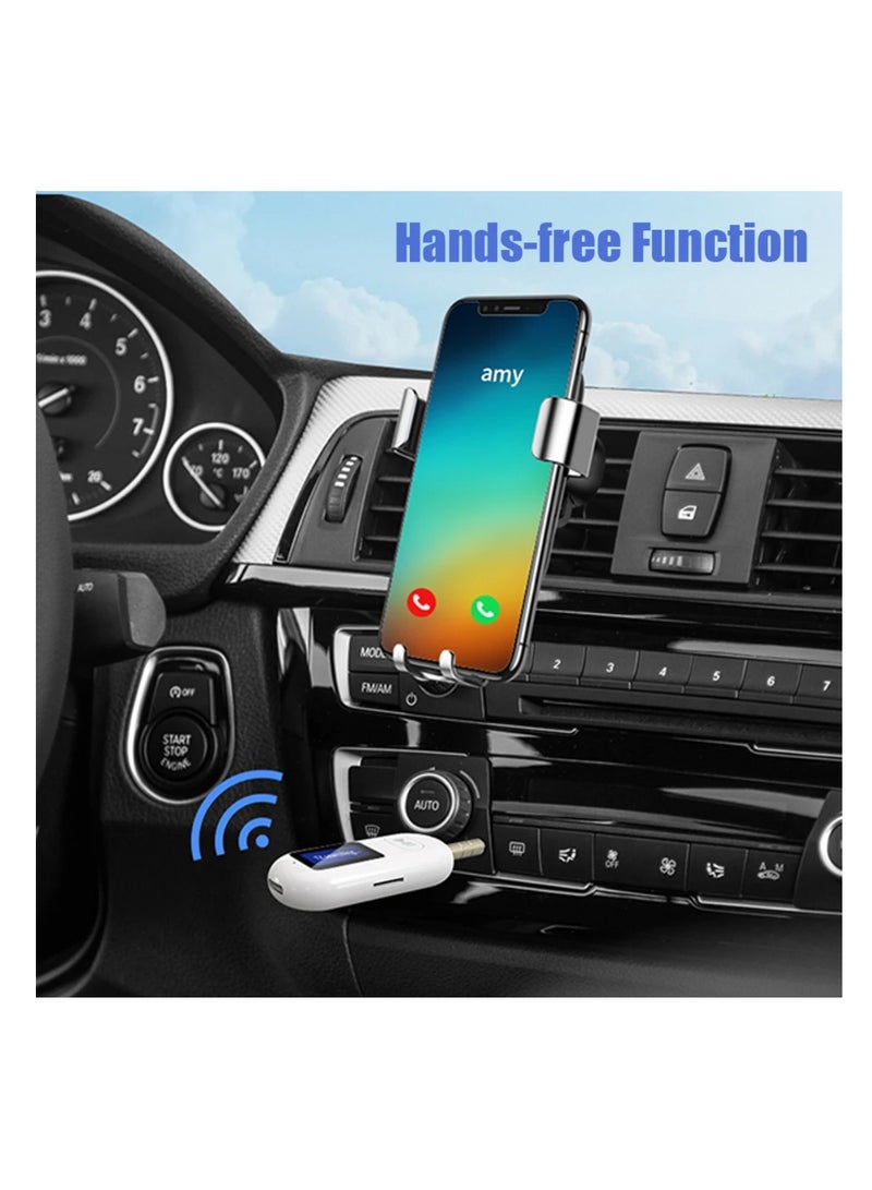 DIGI CORE Bluetooth Receiver Transmitter Portable Rechargeable Headphone Adapter Car Stereo System TV Audio Receiver - Image 2