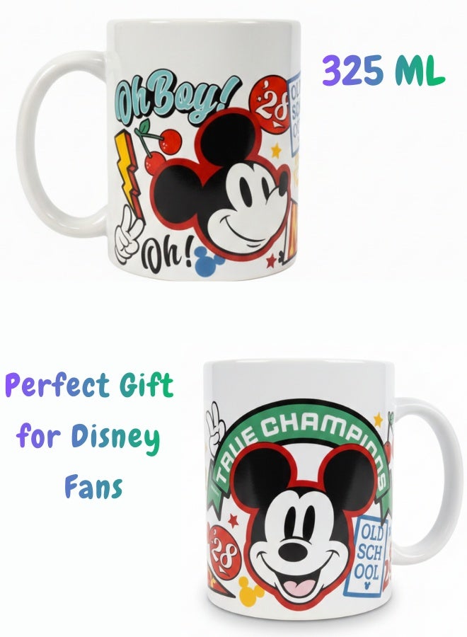 STOR Micky Mouse Champion Ceramic Mug In Gift Box |325 ml - Image 3