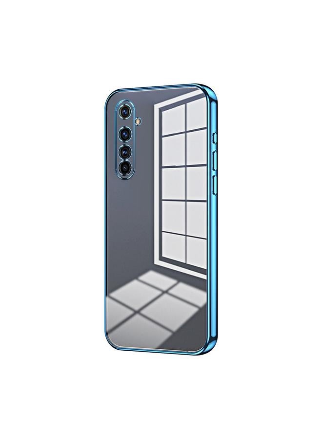 S-TOP Case For Realme X50 Pro Transparent Plating Fine Hole Phone Case - Image 1