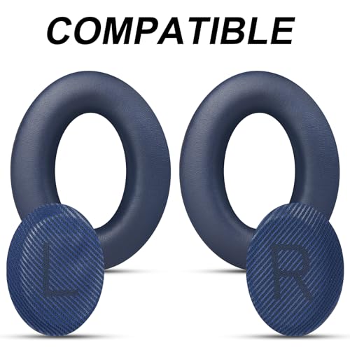 GEVO Premium Replacement Ear Pads for Bose QC35 & QC35ii Headphones by GEVO- Comfortable Adaptive Memory Foam and Extra Durable - Fits QuietComfort 35 & 35ii / SoundLink 1&2 AE（Over-Ear（Blue） - Image 2