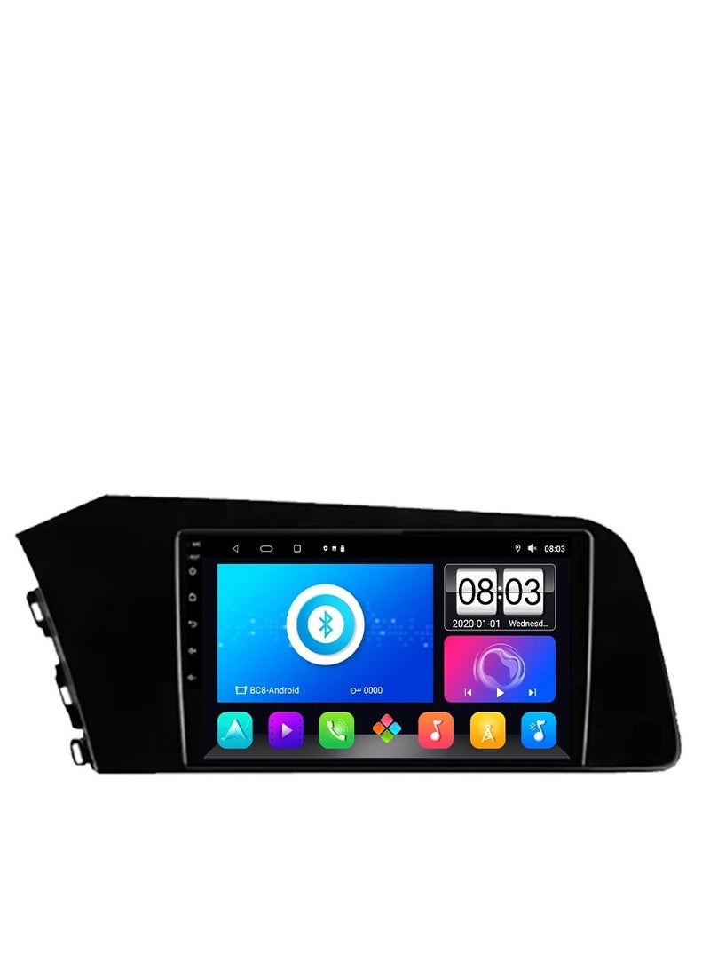 MNT Hyundai Elantra screen from 2022 to 2024  is part of the car's infotainment system. It runs on Android and supports features like Apple CarPlay and Android Auto, allowing you to easily connect your smartphone. It also offers a high resolution of up to 1080 pixels, making it excellent for displaying information and maps clearly. - Image 1