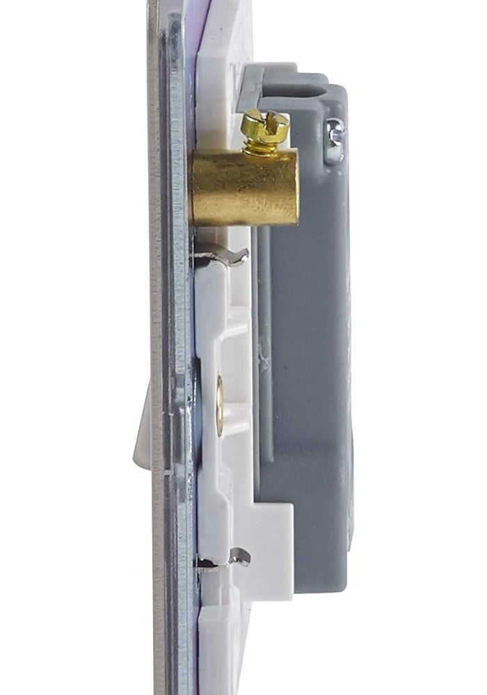 Schneider Electric Ultimate Screwless Rocker Switch - Pearl Nickel - Image 3