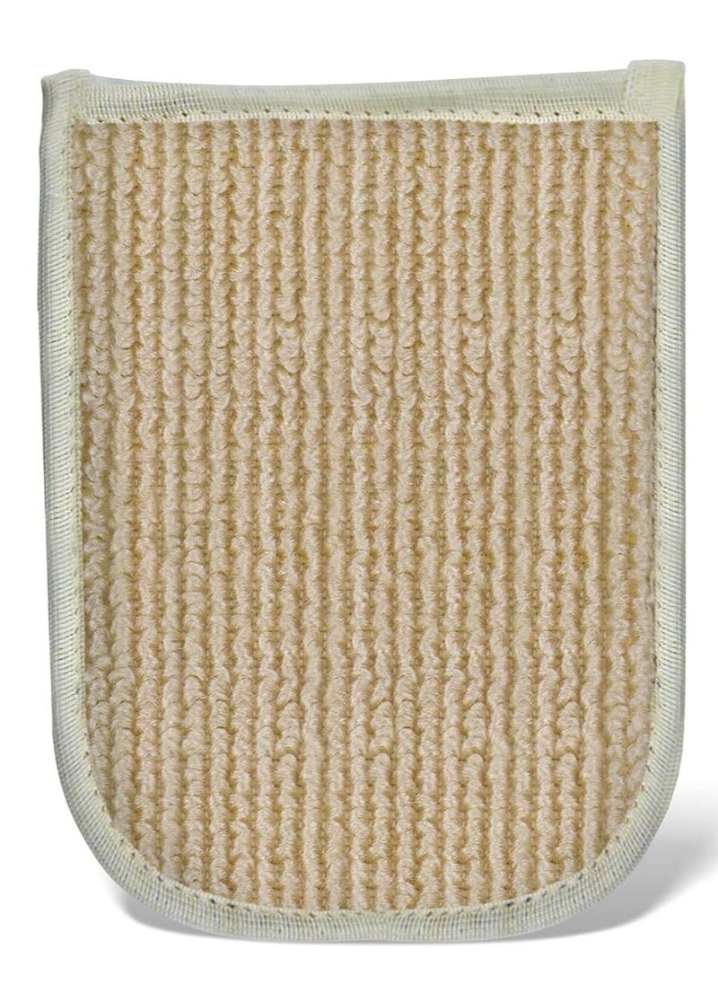 Lamina Sponge Glove: The perfect solution for a refreshing shower session, combining effectiveness and comfort to give you soft and clean skin with high-quality natural cleansing pads.