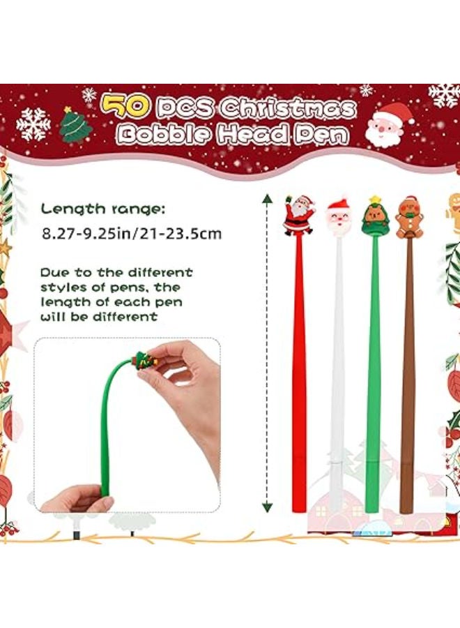 50 pieces - Christmas Stress Relief Bobblehead Pens - Image 3