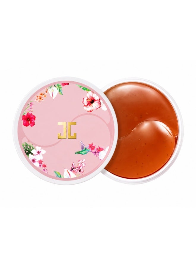 JAYJUN JJ Hibiscus Tea Eye Gel Patches (60 Patches) - Moisturizing and Brightening Treatment with Hibiscus Extract - Image 2