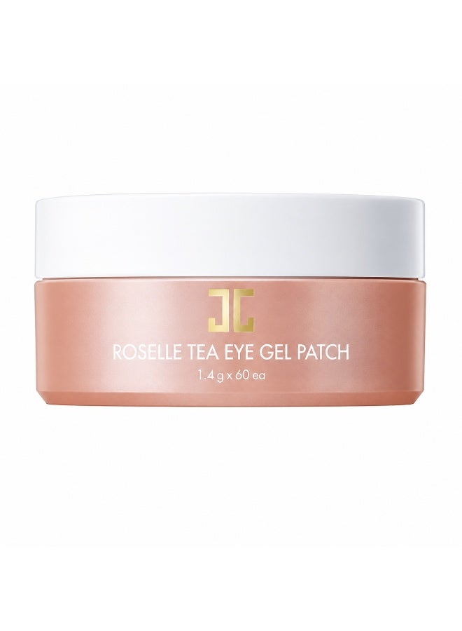 JAYJUN JJ Hibiscus Tea Eye Gel Patches (60 Patches) - Moisturizing and Brightening Treatment with Hibiscus Extract - Image 3