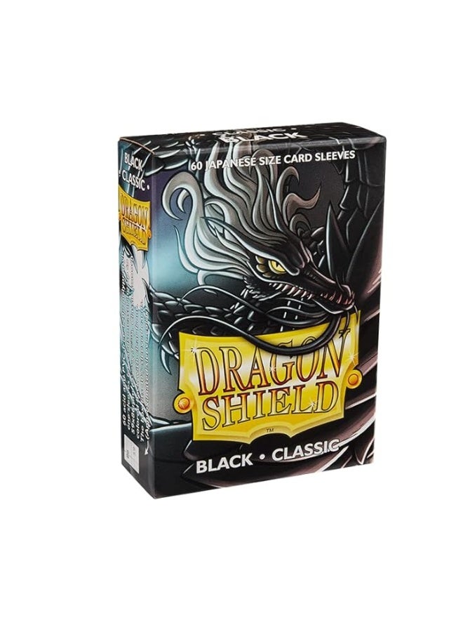 Arcane Tinmen Dragon Shield Japanese Size Card Sleeves â€“ Black 60CT â€“ Card Sleeves are Smooth & Tough â€“ Compatible with Pokemon, Yugioh, and More,AT-10602 - Image 2