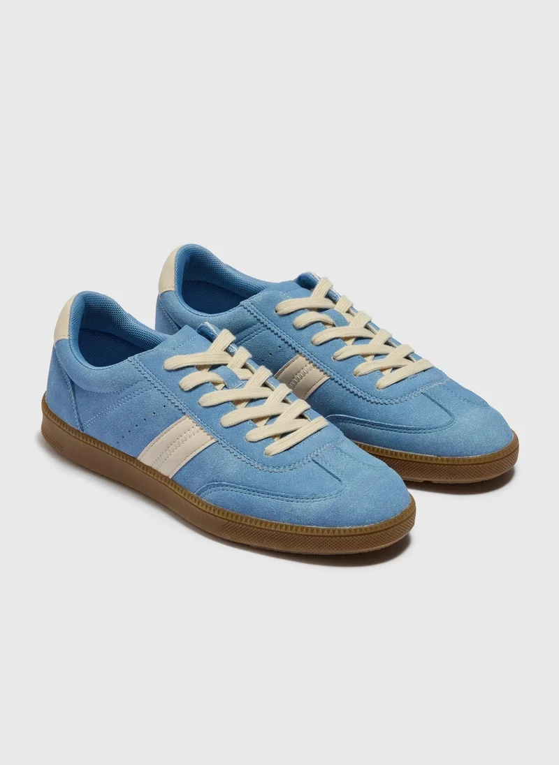 Matalan Blue Retro Trainers