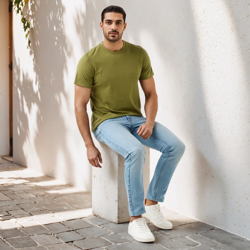 Splash FAV Regular Fit Crew Neck T-shirt