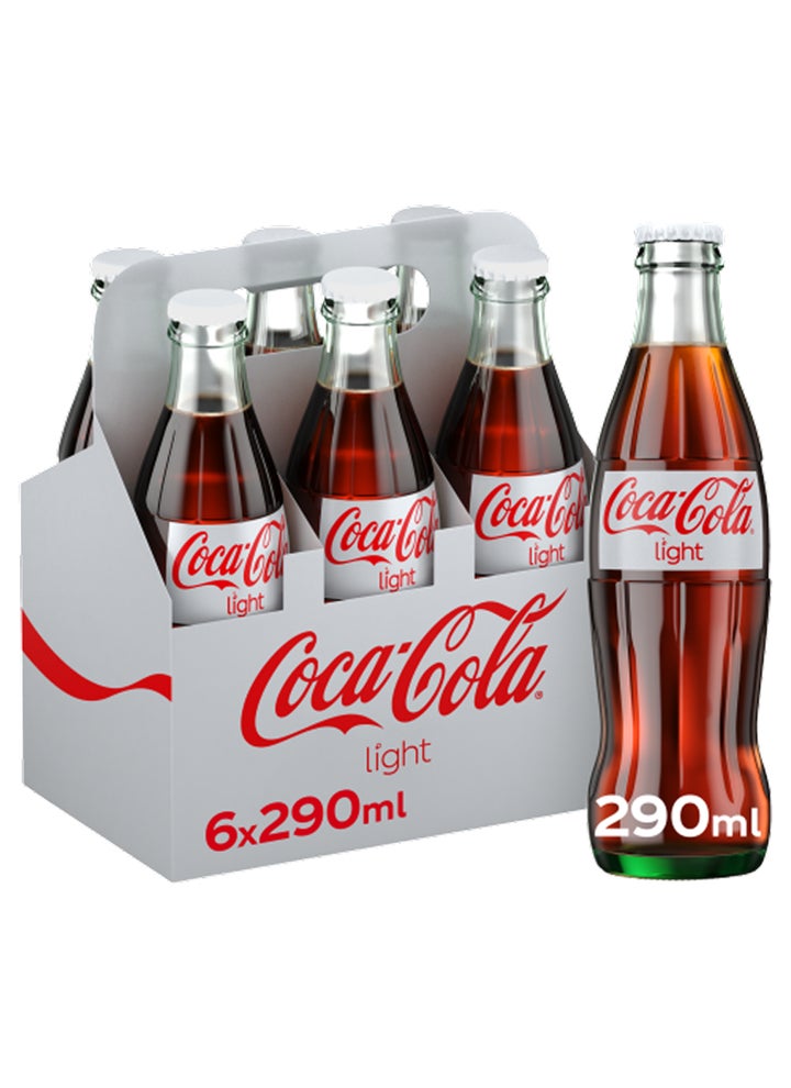 Light Glass Bottle 290mlx6