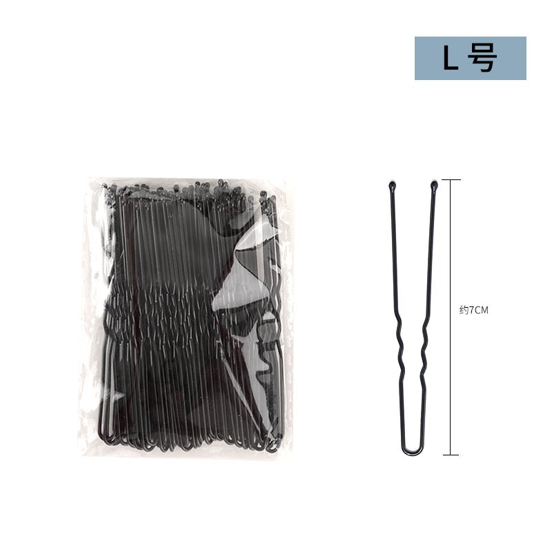 Factory Black Bold U-Shaped Clip Hair Clip Po Studio Hair Clip Large Fixing Tool U-Shaped Clip Side Clip - Image 1