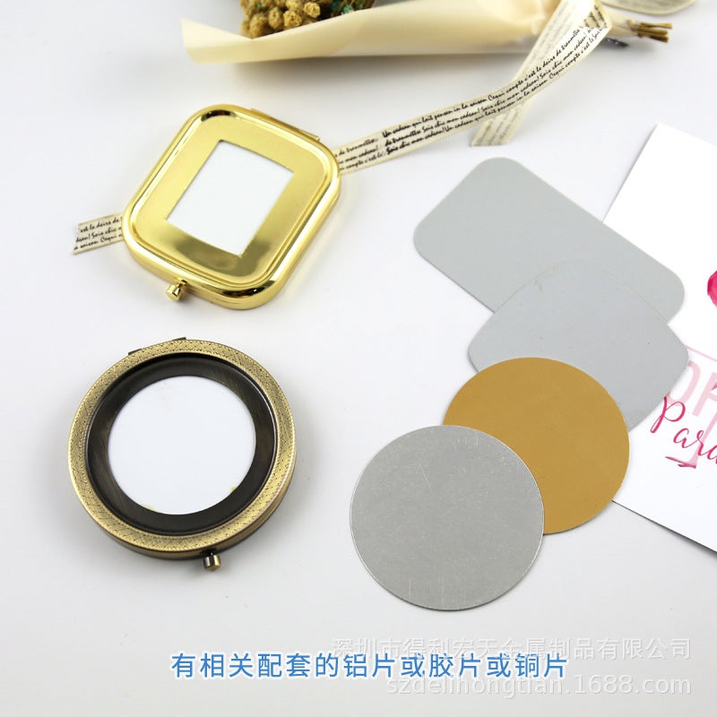 Blank Makeup Mirror Base Round Makeup Mirror Bottom 70Mm Makeup Mirror Mirror Bottom - Image 3