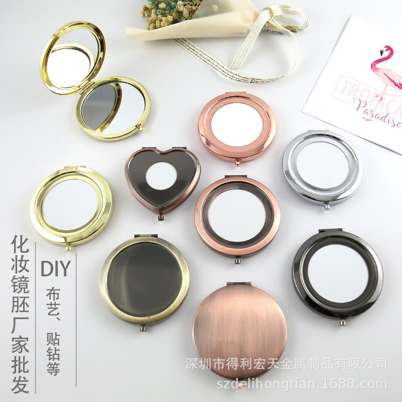 Blank Makeup Mirror Base Round Makeup Mirror Bottom 70Mm Makeup Mirror Mirror Bottom - Image 2
