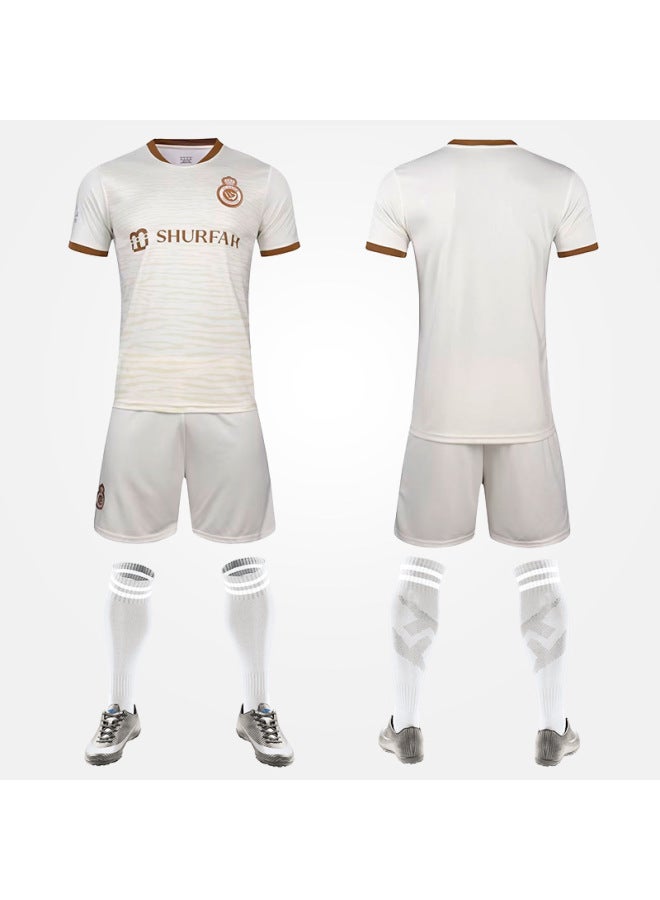 2324 Saudi Arabia Riyadh Victory Team Ronaldo Jersey No.7 Football Uniform Suit Men's Football Uniform Club Seal