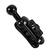 Cadbibe Aluminum 17mm067 Ball Mount Extension Adapter 360 Rotation Extension Rod for Car Phone Holder Compatible with GPS Mount 212 Inch Double Socket Arm with 169 Inch Ball Adapter Black - Image 2