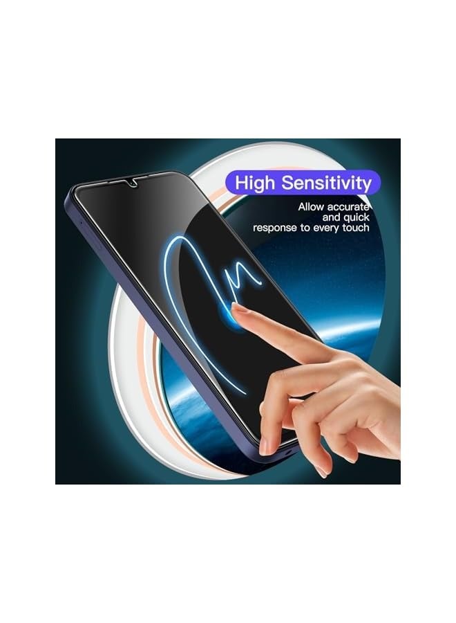 JETech Screen Protector for Galaxy A15 4G / 5G 6.5-Inch, 9H Tempered Glass Film, Anti-Scratch, HD Clear, 3-Pack - Image 5