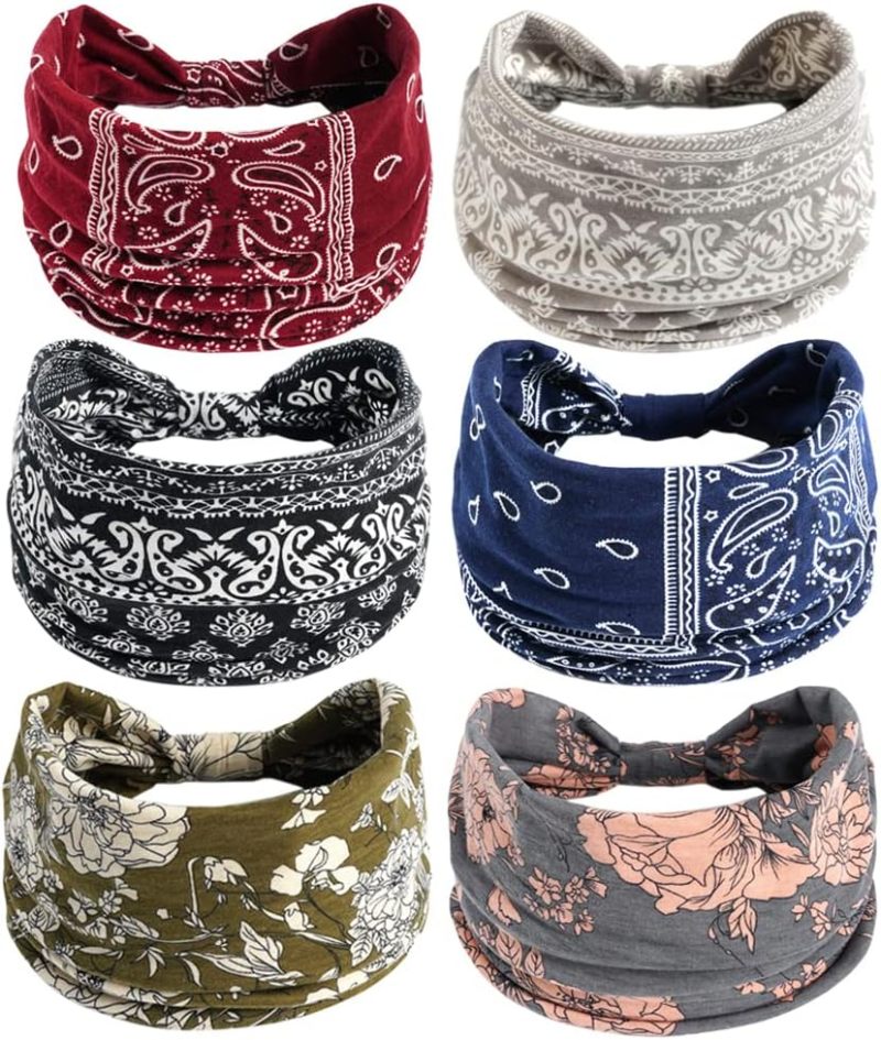 Sports Headband: 6 Colors Non Slip Elastic Sweatband - Comfortable Workout Hairband for Women Fitness Yoga Running - Image 2