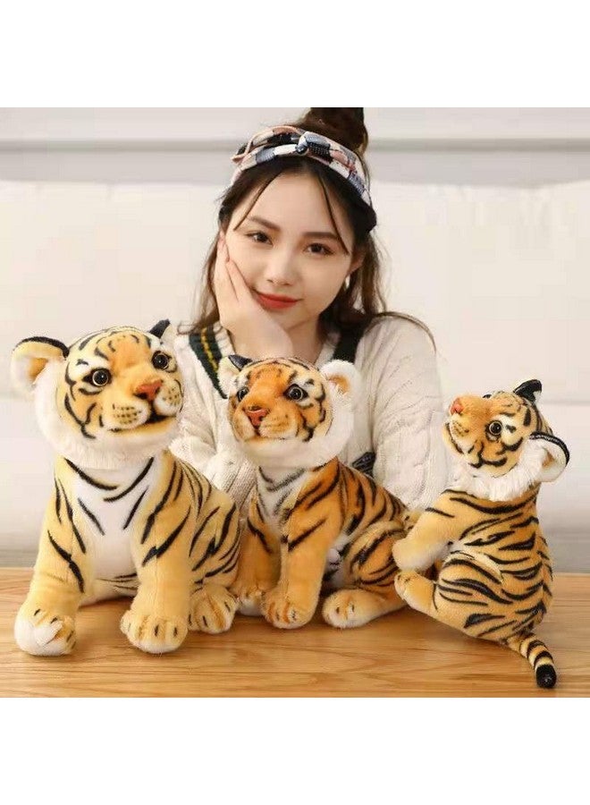 Tickles Siberian Jungle Tiger Soft Stuffed Animal Plush Toy For Kids Birthday Gifts Car (Color: Yellow & Black Size: 35 Cm) - Image 3