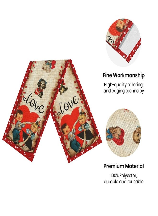 Racenaf Vintage Valentine Table Runner - Image 3