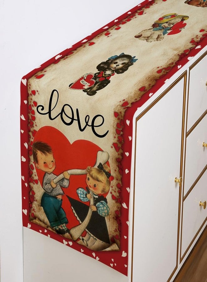 Racenaf Vintage Valentine Table Runner - Image 5