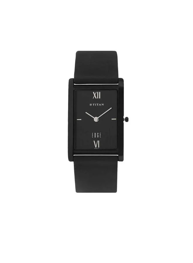 TITAN Men's Leather Analog Watch 1043NL01 - 25 mm