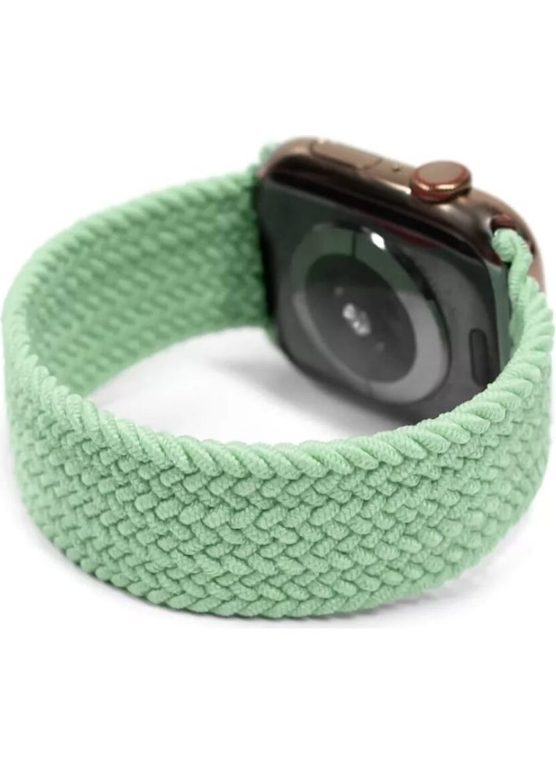 Cool Cold - Apple Watch Compatible 42/44/45/49 mm Series 6 7 8 Se Compatible Flexible Braided Band - Image 1