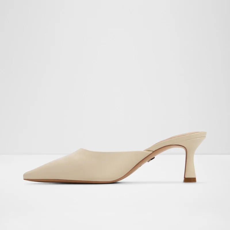 ALDO  GOLDENLIGHT Solid Mule Heels for Women | Best Price UAE