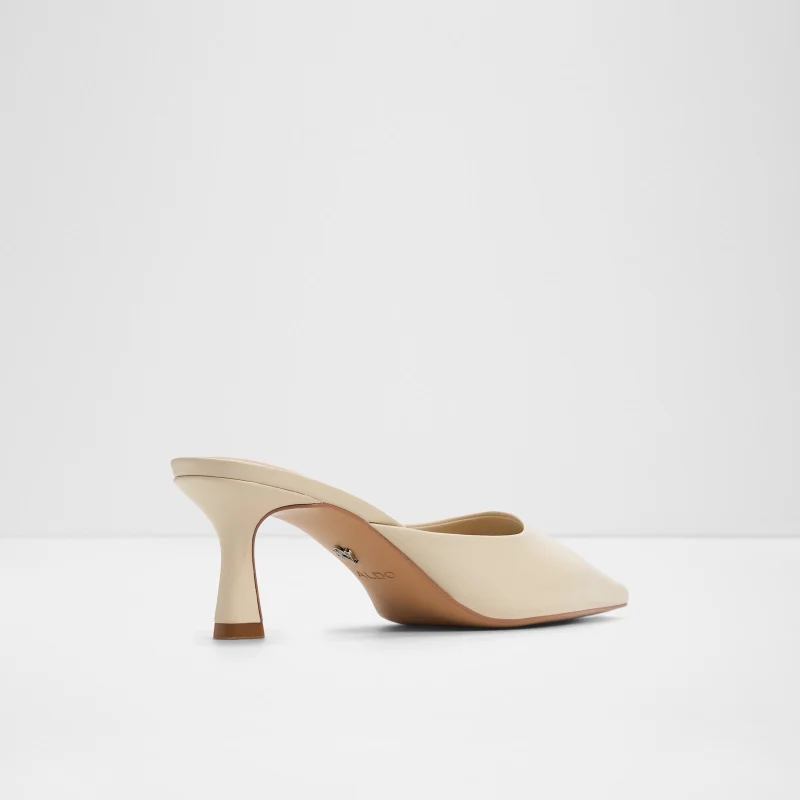 ALDO  GOLDENLIGHT Solid Mule Heels for Women | Best Price UAE