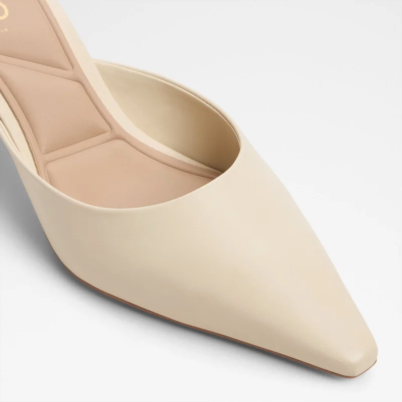 ALDO  GOLDENLIGHT Solid Mule Heels for Women | Best Price UAE