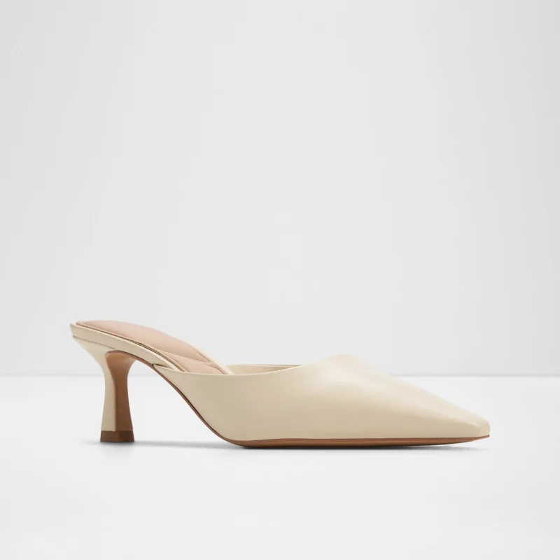 ALDO  GOLDENLIGHT Solid Mule Heels for Women | Best Price UAE