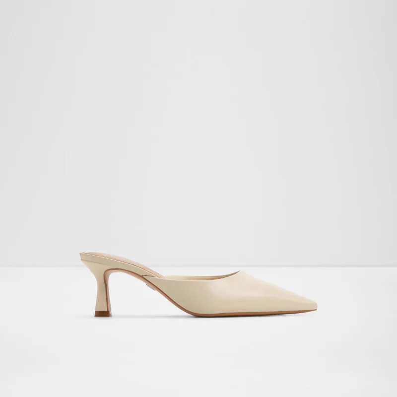 GOLDENLIGHT Solid Mule Heels