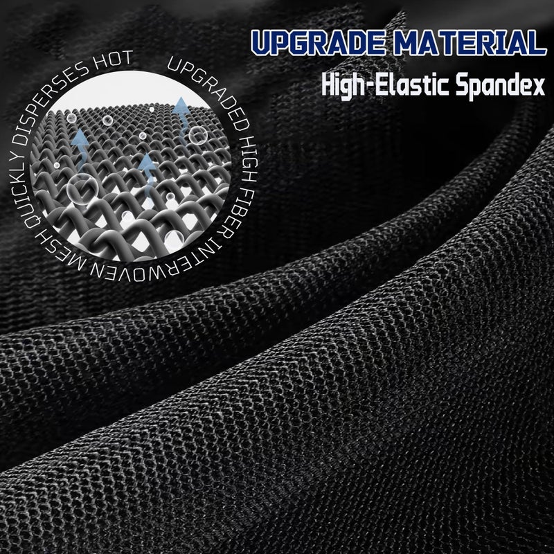 OUTTDID Car Rear Window Screens for Side Windows, 2 Pack Side Window Sun Shades,Stretchy Mosquito Net Cover Fit Cars SUVs - Up to 36.22â€x55.1â€ - Image 3