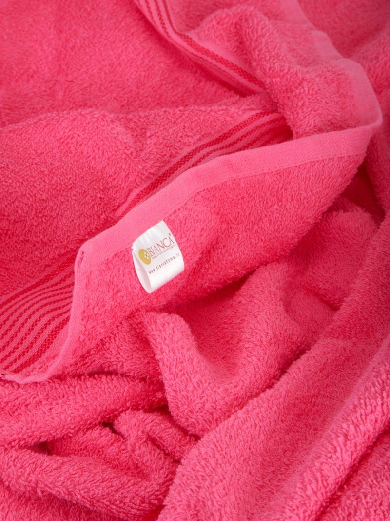 KOPA Quick Dry 100% Cotton Soft Terry Towel -2pc Bath Towel (d'ross) | Quick Dry 100% Cotton | Super Absorbent, Lightweight, Odour Free - for Men, Women, Kids Solid-Multi - Image 3