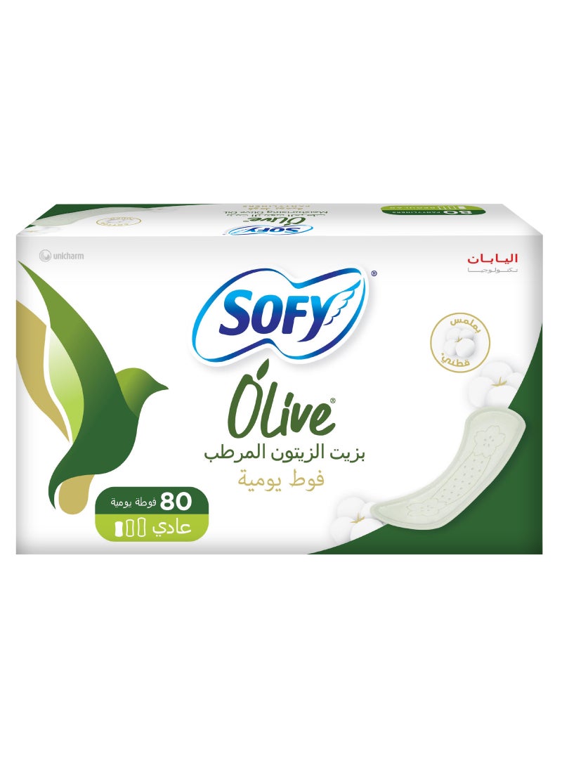 Sofy Olive Daily Panty Liner Regular Pack of 80 80 Pcs - Image 2