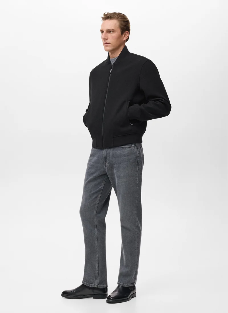 مانجو مان جاكيت بومبر بسحاب