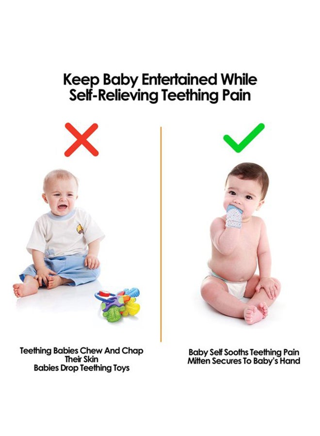 Baby Silicone Mitten For Self-Soothing Pain Relief And Teething Glove  - Image 4