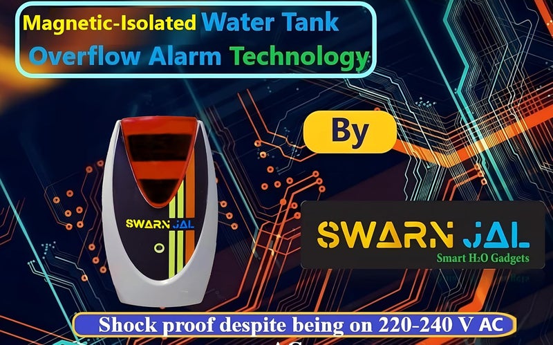 Swarn Jal Model ARI Electric Liquid Tank Overflow Alarm AC 220V Powered Loud Human Voice Brass Sensors Shock Proof 1 Year Complete GuaranteeMagnetic Isolation ShockProof - Image 4