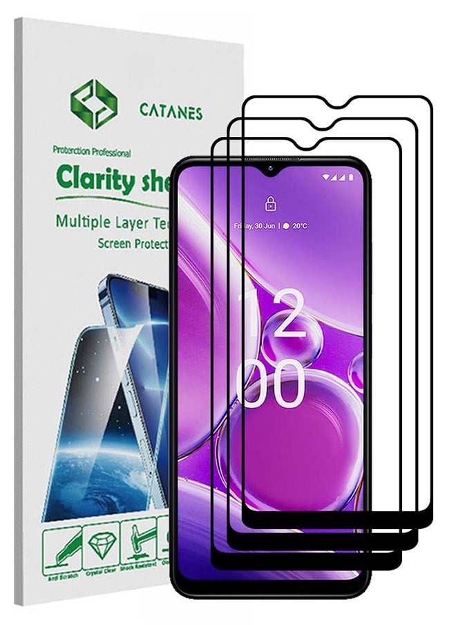 CATANES 3 Pack For Nokia G42 Screen Protector 9H Hardness Scratch Resistance Screen Protector Touch Sensitive Case Friendly Tempered Glass Film  - Image 1