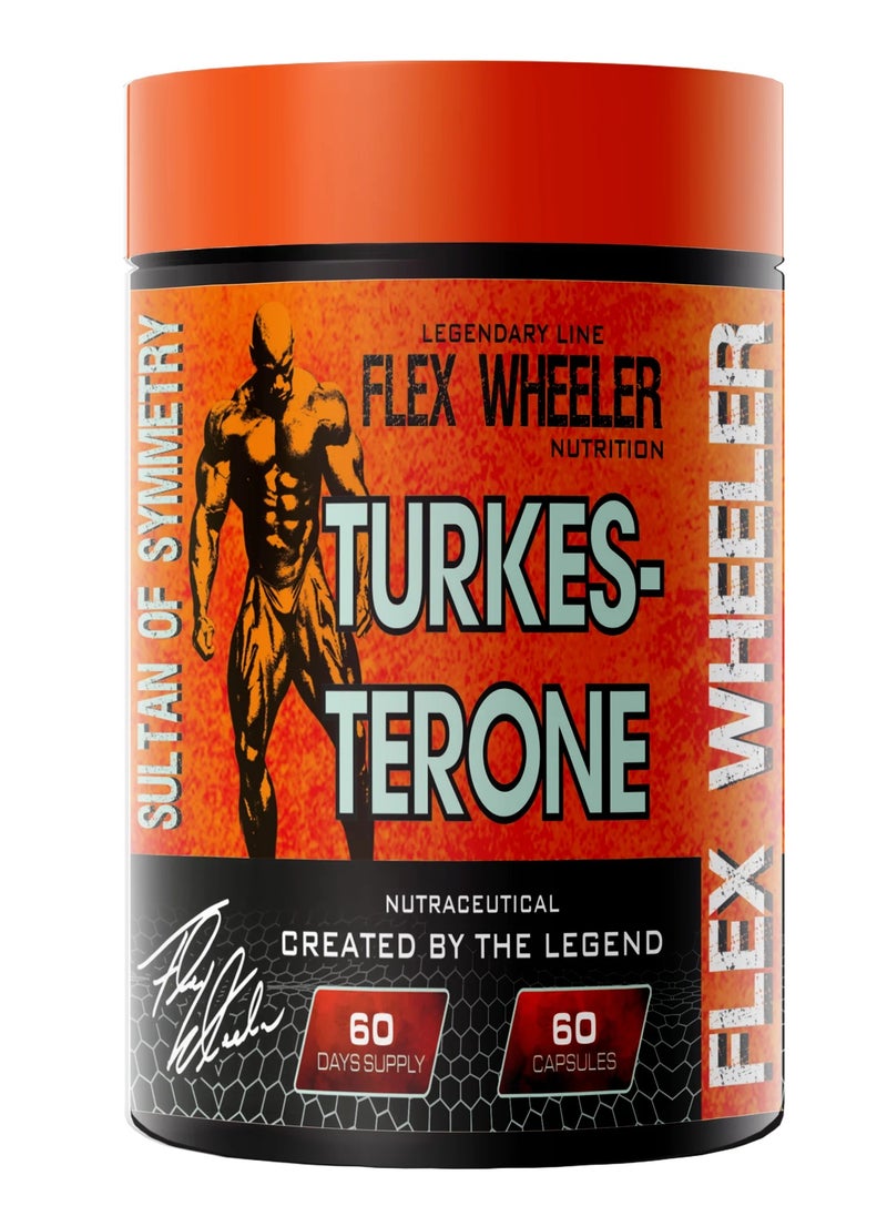 Flex Wheeler Nutrition Flex Wheeler Nutrition Turkesterone - Muscle Growth & Recovery (60 Capsules)  - Image 1