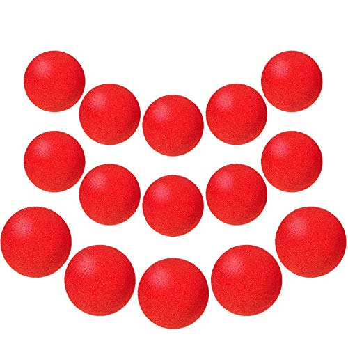Skylety 20 Pieces Red Sponge Balls Soft Magic Sponge Balls Combo CloseUp Magic Street Classical Comedy Trick Props with Instructions14 Inch 18 Inch - Image 1