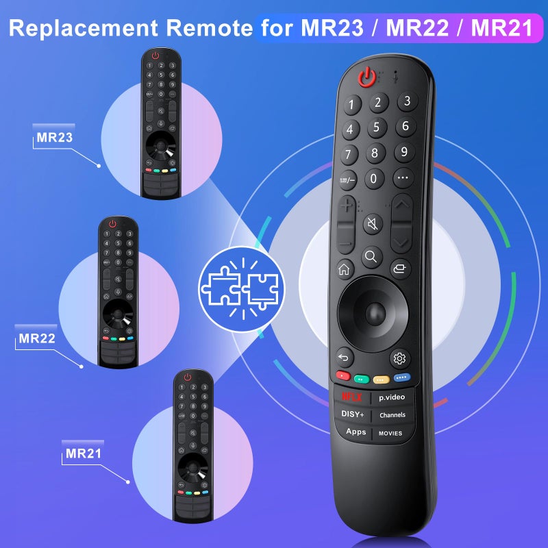 LOUTOC Magic-Remote Replacement for LG-Smart-TV-Remote-Control, Universal for LG Smart TV Series UHD OLED QNED NanoCell MiniLED 4K 8K(NO Voice & NO Pointer) - Image 5