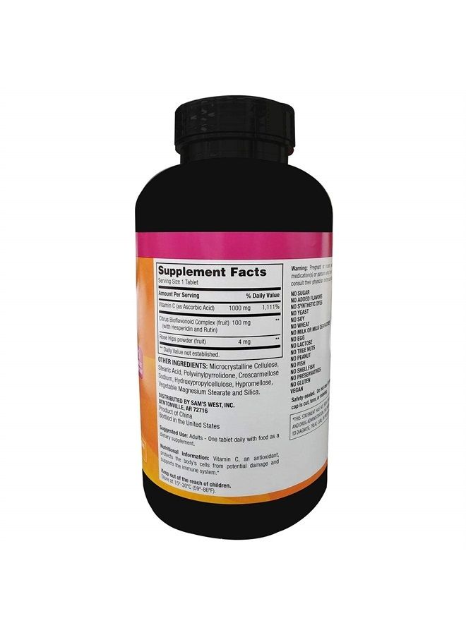 Members Mark Member's Mark Vitamin C 1000 mg with Rosehips and Citrus Bioflavonoids (500 ct.) - Image 2