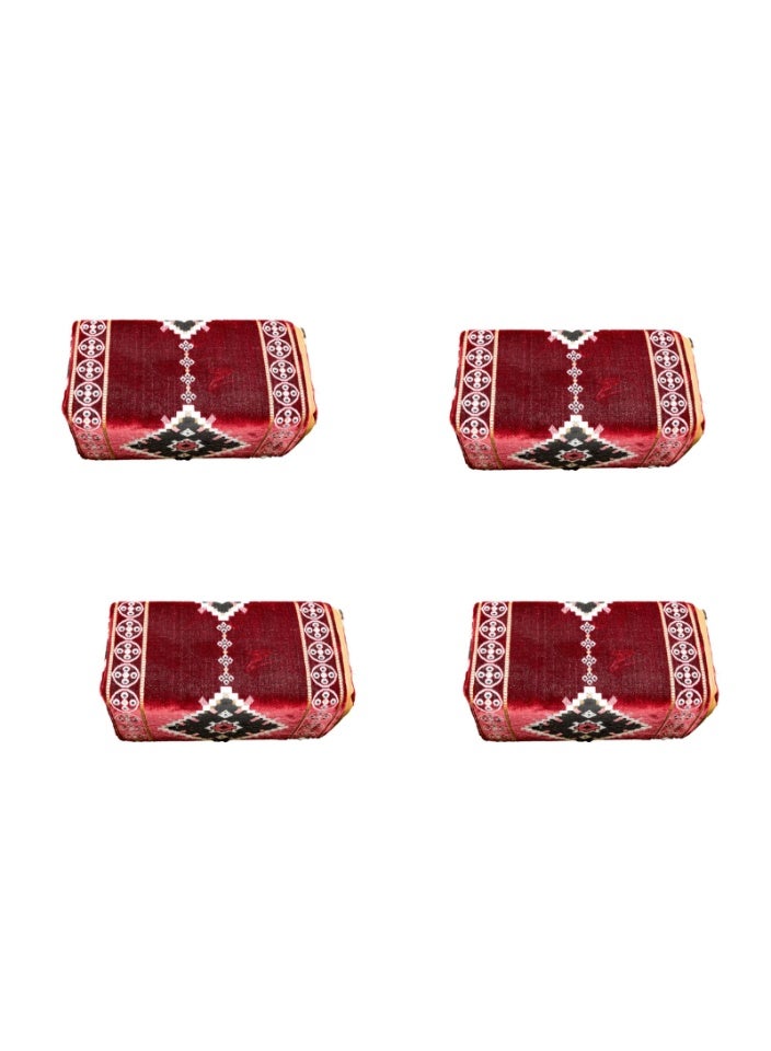 سمارت هوم طقم جلسة أرضية 9 قطع – فرشة أرضية مقاس 300×200 سم مع 4 كراسي أرضية مقاس 120 سم لشخصين و4 مراكي مريحة، جلسة عربية عصرية للمنزل والاستقبال - Image 5