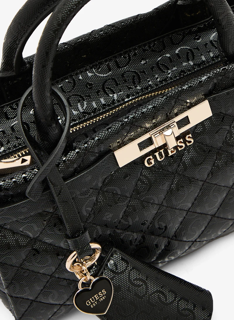 GUESS  Idra Logo Satchel for Women | Best Price UAE