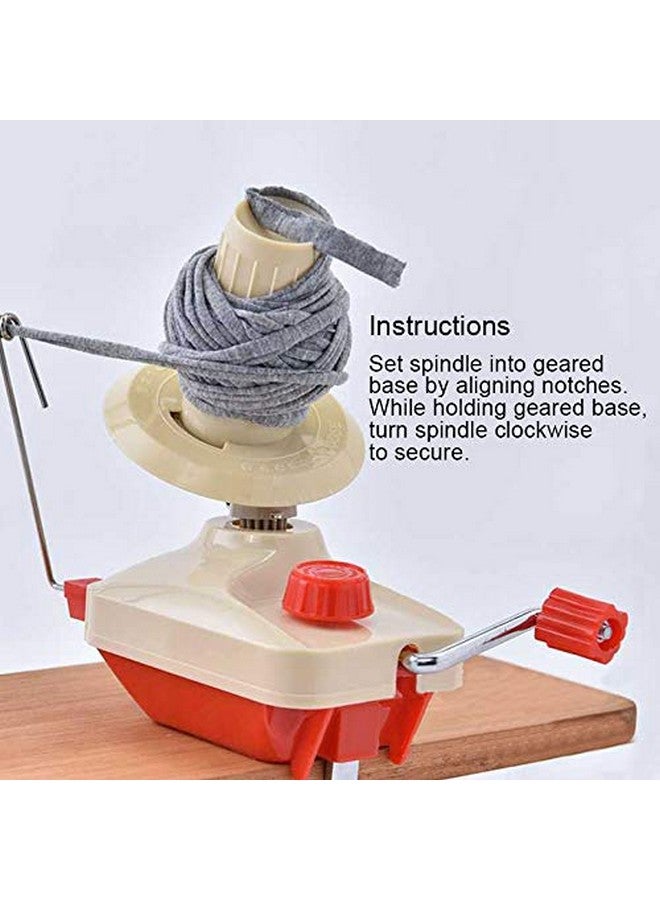 Buwico Yarn Ball Winder Manual Yarn Spinner Roller Wool String Fiber Ball Winder Yarn Ball Weaving Holder - Image 4
