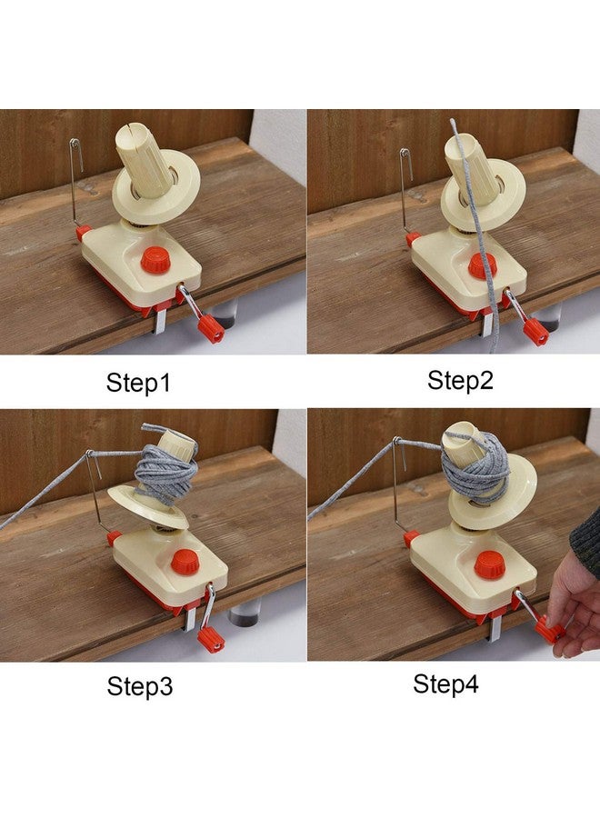 Buwico Yarn Ball Winder Manual Yarn Spinner Roller Wool String Fiber Ball Winder Yarn Ball Weaving Holder - Image 5