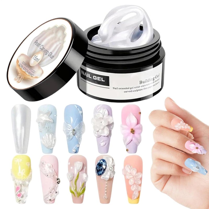 Ergonomic build 3D Gel for Nails | Non-Stick Fingernail Art | Nail Molding Gel - for Beginners Professionals Beauty Lovers Students Women Girls Ladies Wives Mothers Brides Home Salon Light precision processed material Wide range usage design Popular trusted craftsmanship Space saving Daily repeated use trusted quality Elegant upgraded practical design Easy assemble alternatives High strength upgraded material All storage type compatible Cross product combo compatible Chemical free Ventilated design Matte anti slip finish Globally selected raw material Flexible purchase choices Air & land transit compatible High precision lightweight material Strong durable raw material General standard crafted Classic trendy design picks Bug proof seal Personal & public compatible Minimal design Easy clean surface - Image 1